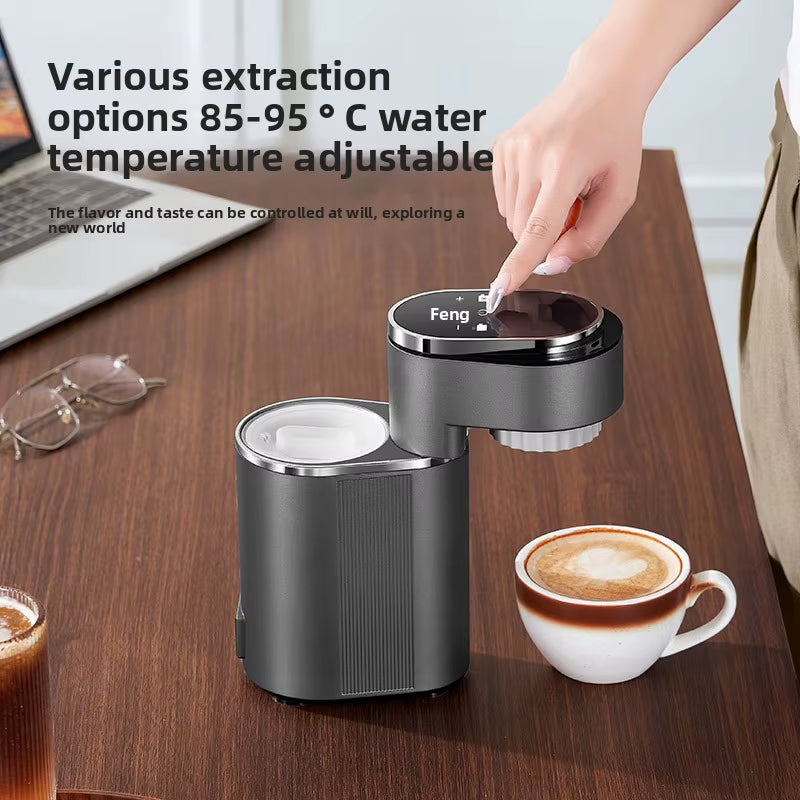 110V/220V Mini Portable Drip Coffee Machine | Home Office Travel Necessary | Space-Saving Coffee Machine for Kitchen Countertops