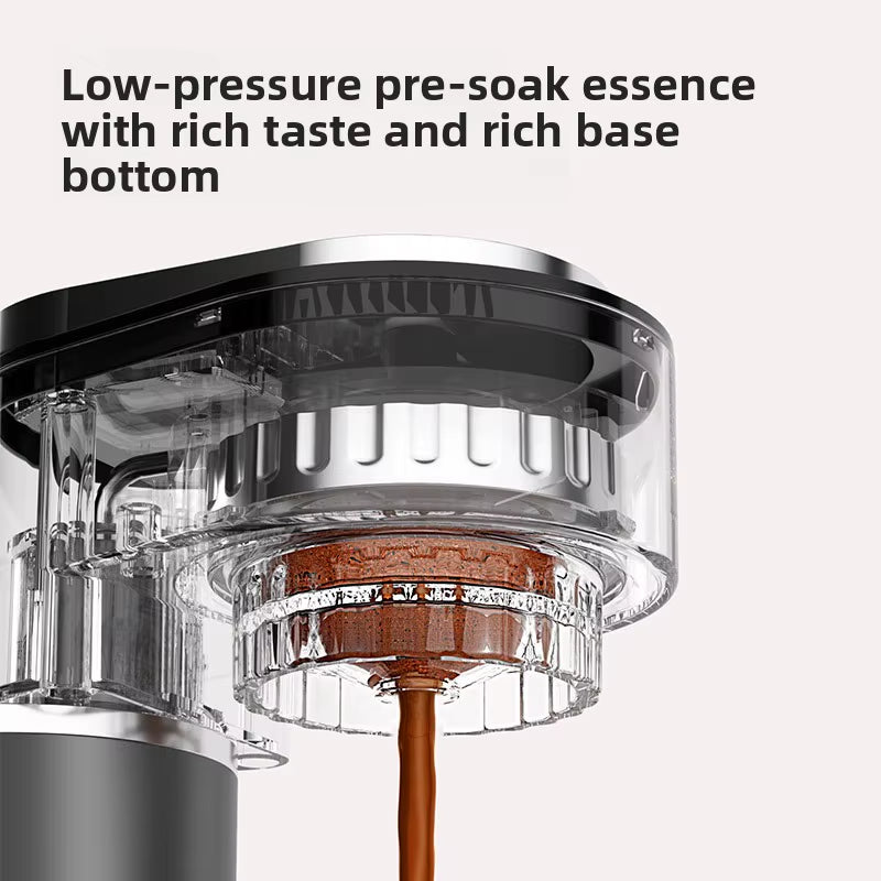 110V/220V Mini Portable Drip Coffee Machine | Home Office Travel Necessary | Space-Saving Coffee Machine for Kitchen Countertops