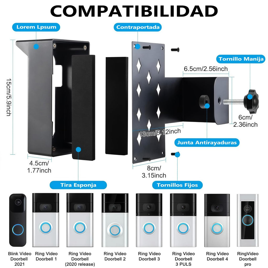 Soporte de Video Antirrobo