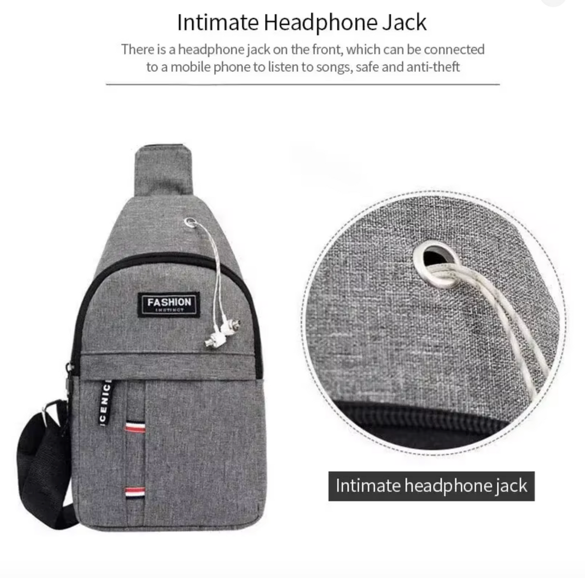 Riñonera impermeable  para hombre