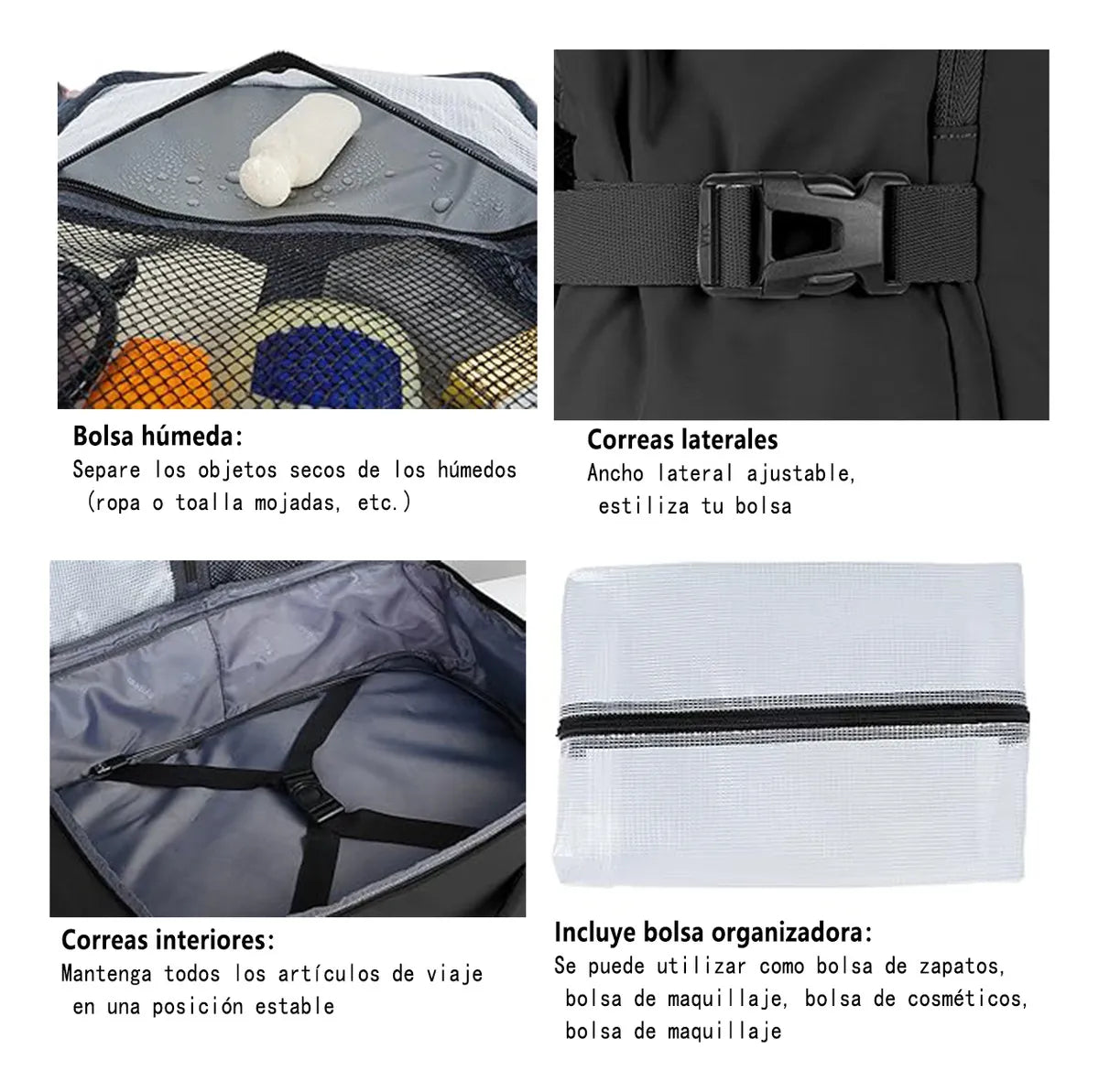 Mochila De Viaje Laptop 15.6 Pulgadas Aprobado Por Avión 10kg Antirrobo Impermeable Taygeer