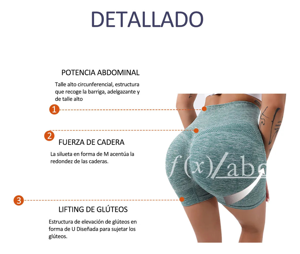 Shorts Licra Deportivo de Mujer