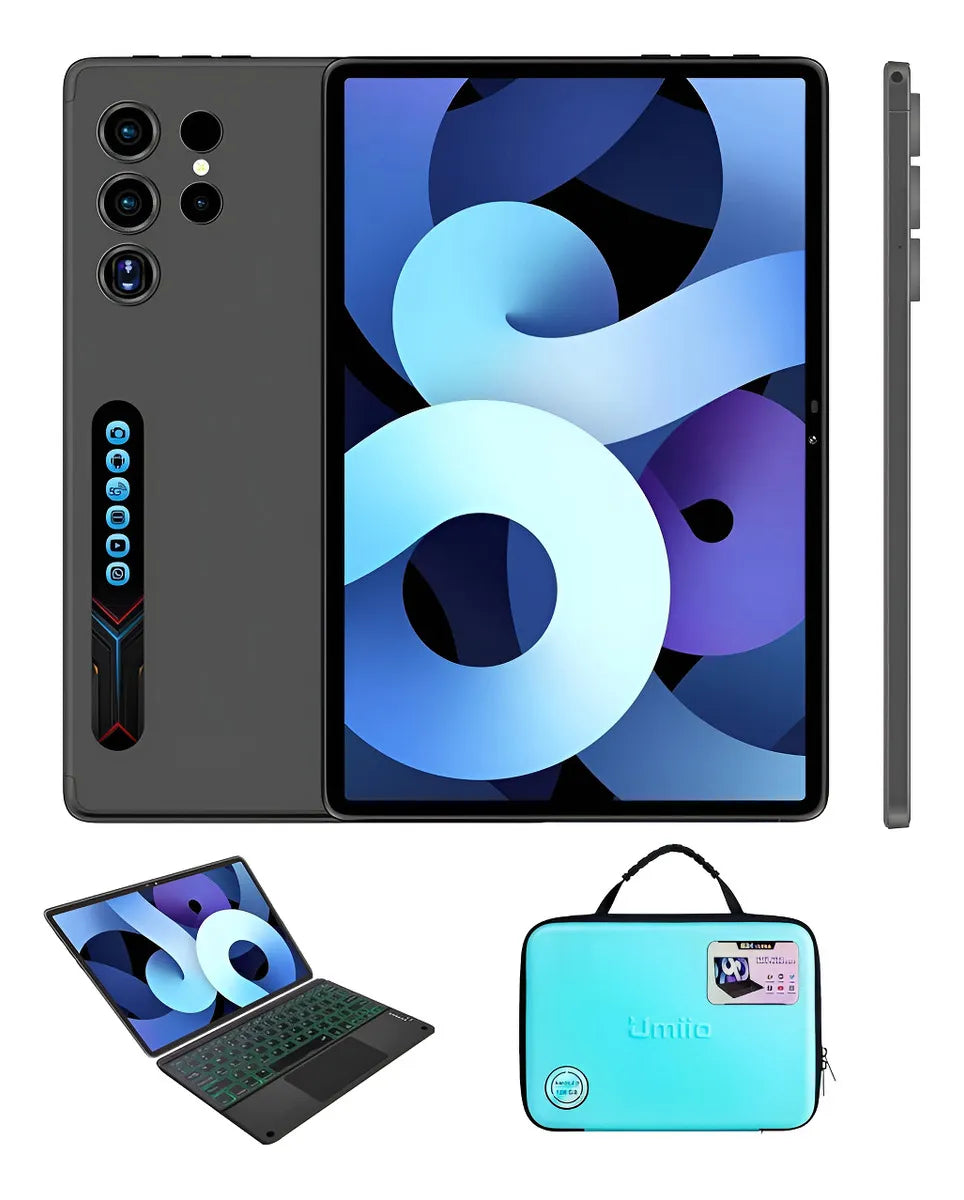 Tablet Umiio S25 Ultra 12gb Ram 128gb Rom + Chip Color Negro