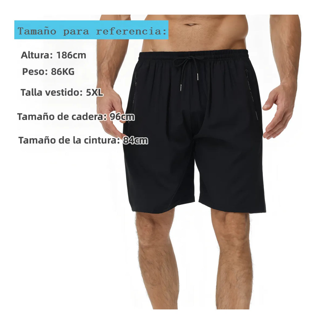 2 Pcs. Short Deportivo Versátil para Hombre
