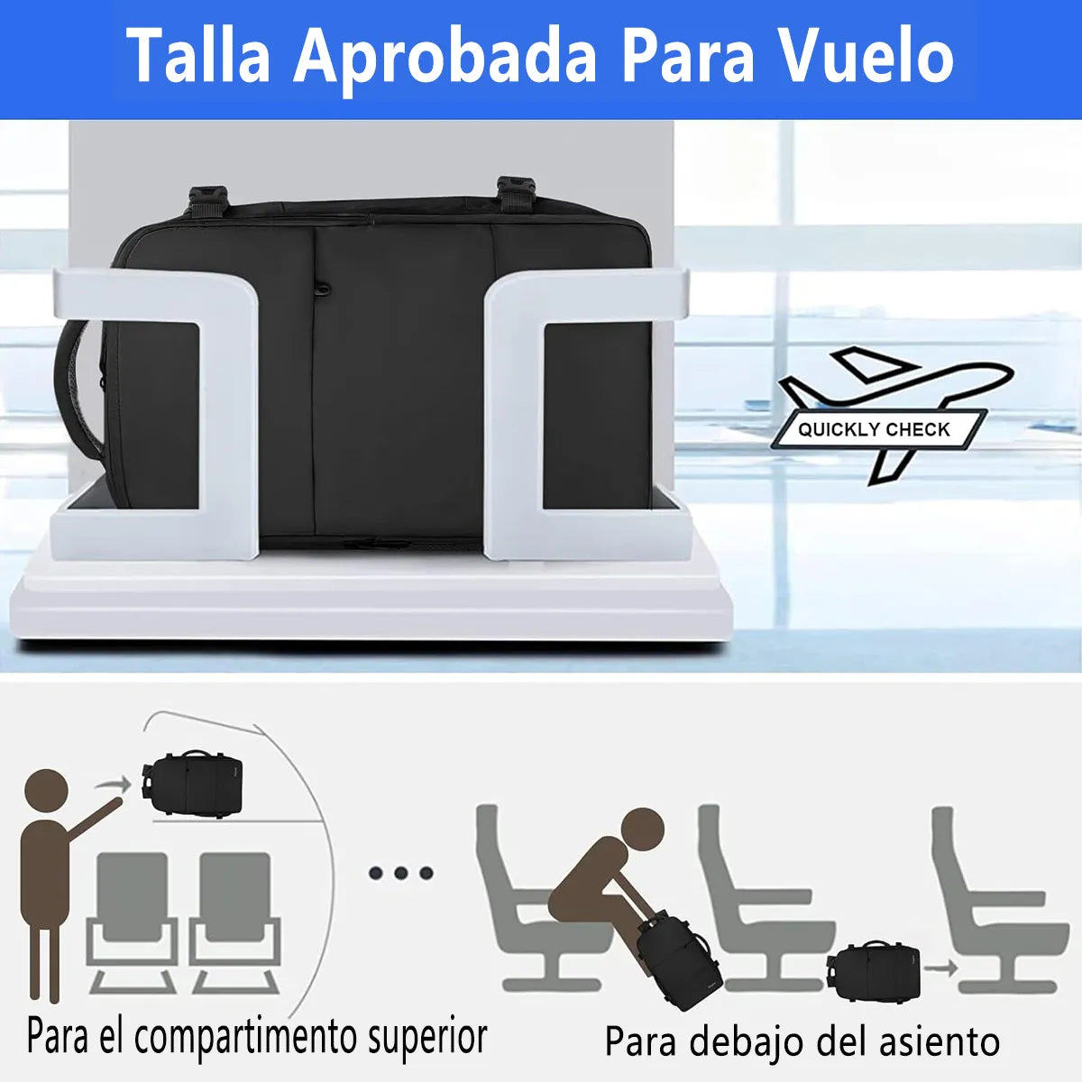 Mochila De Viaje Laptop 15.6 Pulgadas Aprobado Por Avión 10kg Antirrobo Impermeable Taygeer