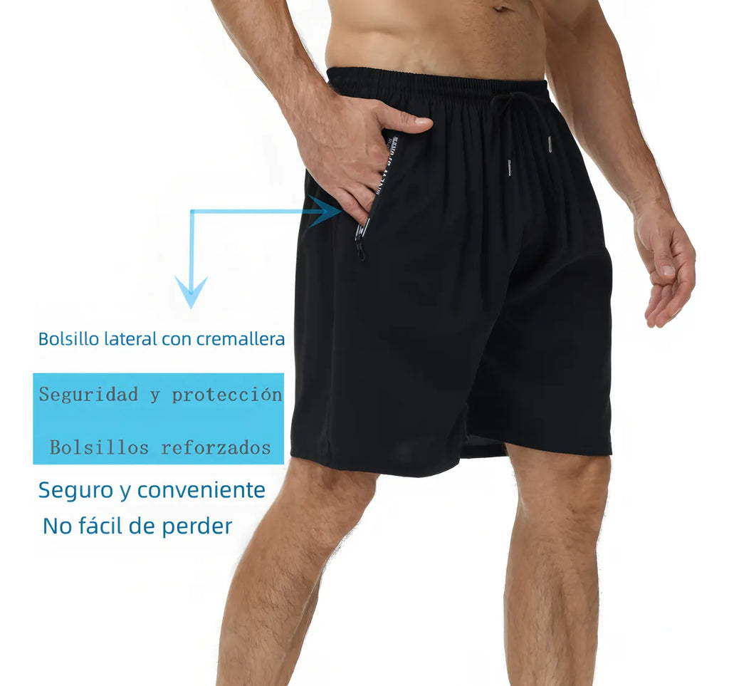 2 Pcs. Short Deportivo Versátil para Hombre