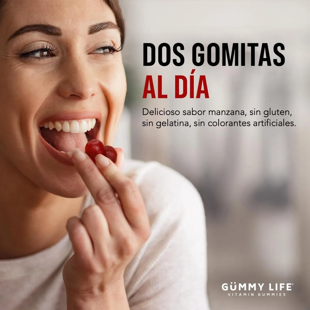 Gomitas De Vinagre De Manzana B12, Zinc Y Mas
