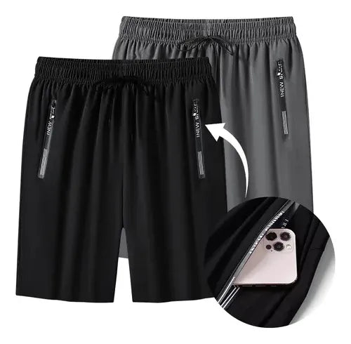 2 Pcs. Short Deportivo Versátil para Hombre